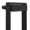 Freestanding Mailbox Stairs Black