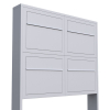 Elegance Mailbox System for Four, White