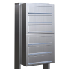 Cube for Six Stainless Steel Mailbox System
