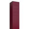 Monolith Mailbox System for Four, Red