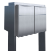Big Flag for Two Stainless Steel Mailbox System