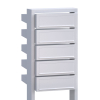 Mailbox unit Stairs for Five, White