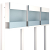 Manhattan Special Blue for Three White Mailbox System