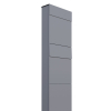 The Box for Two Mailbox System - Metallic Gray