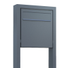Latina Freestanding Mailbox with Anthracite Finish
