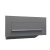 Nova Through-the-Wall Mailbox in Anthracite