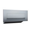 Stainless steel Nova through-the-wall mailbox