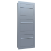 Sora for Three Built-In Mailbox in Metallic Gray