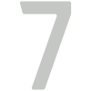 Self-Adhesive House Number 