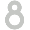 Self-Adhesive House Number 