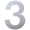 Stainless steel house number 