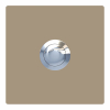 Beige Square Doorbell