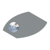 Doorbell Trapezoid Gray Metallic