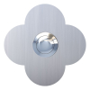 Stainless steel flower doorbell