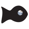Doorbell Fish Black