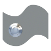 Doorbell Flag Gray Metallic