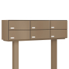 Mailbox system Copenhagen for Six Beige | H