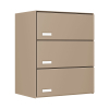 Oslo Mailbox System for Three, Beige