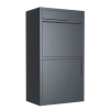 Wide Parcel Box in Anthracite