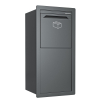Matti Graphite Gray Parcel Drop Box | Rear Retrieval