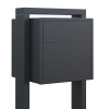 Standing Mailbox Soprano Anthracite