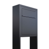 Freestanding Mailbox Base Anthracite