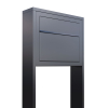 Elegance Freestanding Mailbox, Anthracite