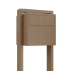 Lucera Mailbox in Rust Finish | Rear Retrieval
