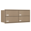 Stockholm for Four Built-in Mailbox in Beige