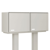 Mailbox system with parcel compartment Copenhagen for Two in White