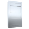 Sora for Two Stainless Steel Recessed Mailbox