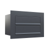 Como for Two Built-in Mailbox in Anthracite