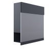 Manhattan Special White Anthracite Mailbox with White Acrylic Plate