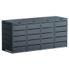 Edda Four-Bin Enclosure 240L in Anthracite