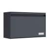 Postino Anthracite Wall-Mounted Mailbox