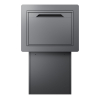 Kensington Built-In Parcel Box in Anthracite | Rear Removal