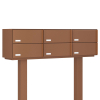Copenhagen Mailbox System for Six, Stainless Steel | H