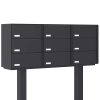 Copenhagen Mailbox System for Nine, Anthracite