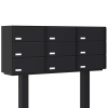 Copenhagen Mailbox System for Nine, Black