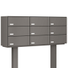 Copenhagen Mailbox System for Nine, Gray