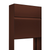 Valencia Freestanding Mailbox in Brown