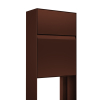 Leon Freestanding Mailbox in Brown