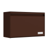 Wall-mounted mailbox Postino in Brown