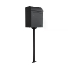 Hammersmith Parcel Box with Stand Post in Black