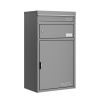 Odin Parcel Drop Box in Silver Gray