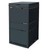 Oskar Single Trash Can Storage, 120 Liter, Anthracite