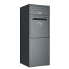 Lunaro Parcel Post Box in Graphite Gray | Rear Removal