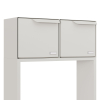 Rotterdam for Two Mailbox System with Parcel Compartment in White