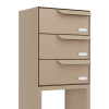 Rotterdam for Three Mailbox System in Beige