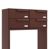 Rotterdam for Four Mailbox System in Brown